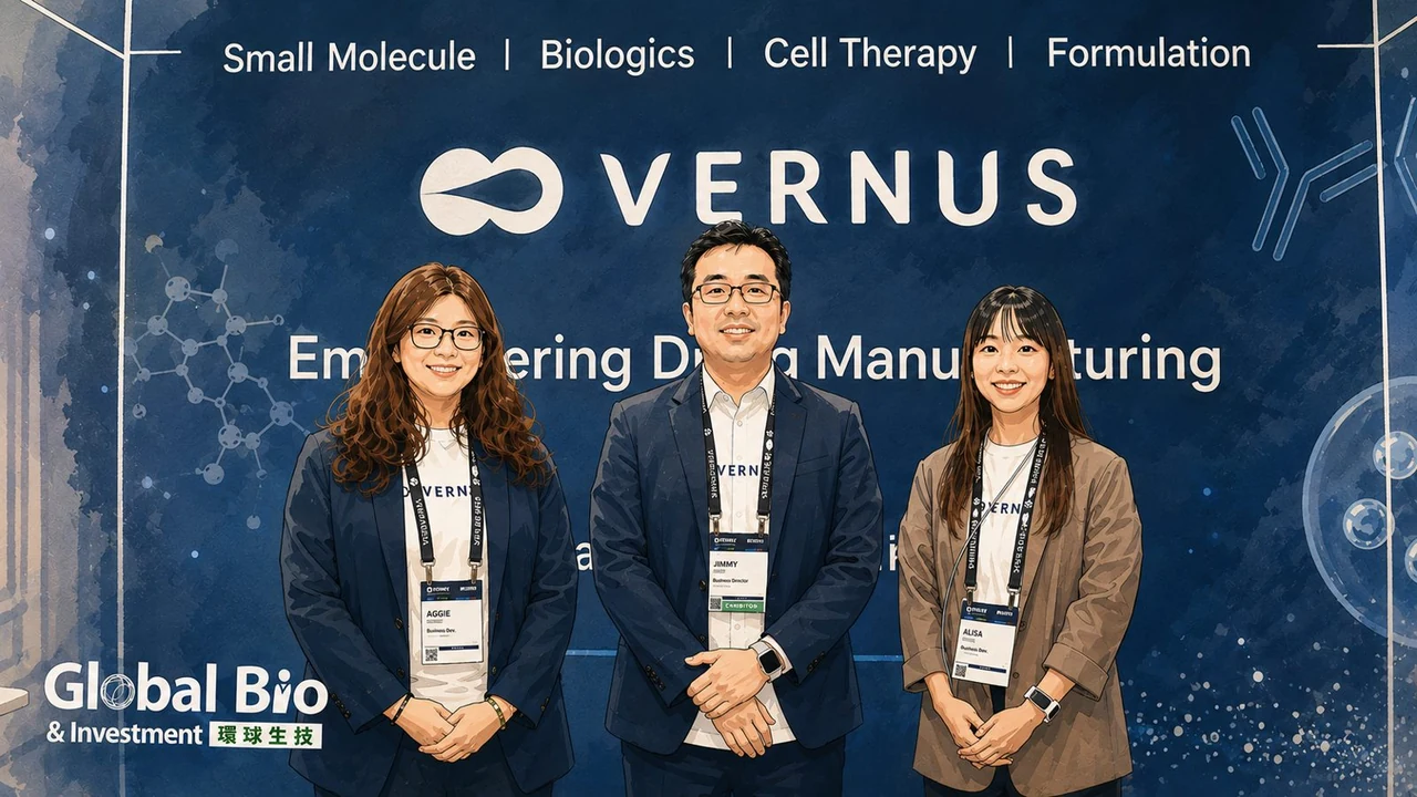 Vernus AI team at the BIO International Convention booth